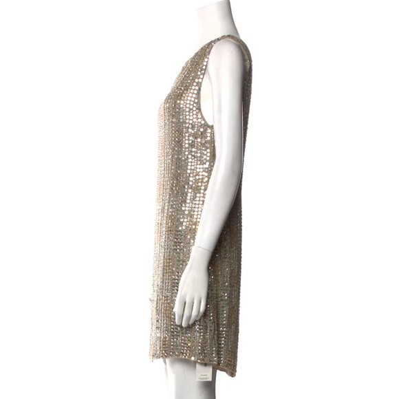 Alice + Olivia Leighton Embellished A Line Dress - Picture 6 of 7